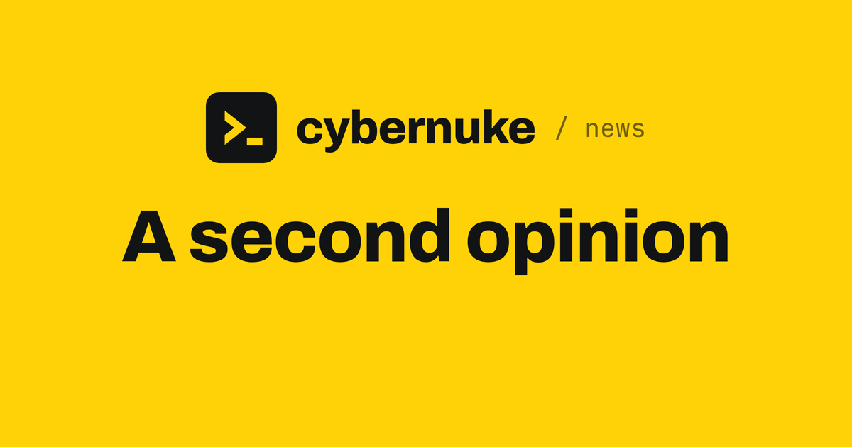 A second opinion